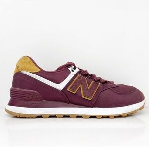 New Balance Womens 574 Sneaker WL574NMC Purple Brown Tennis Shoe Sz 6